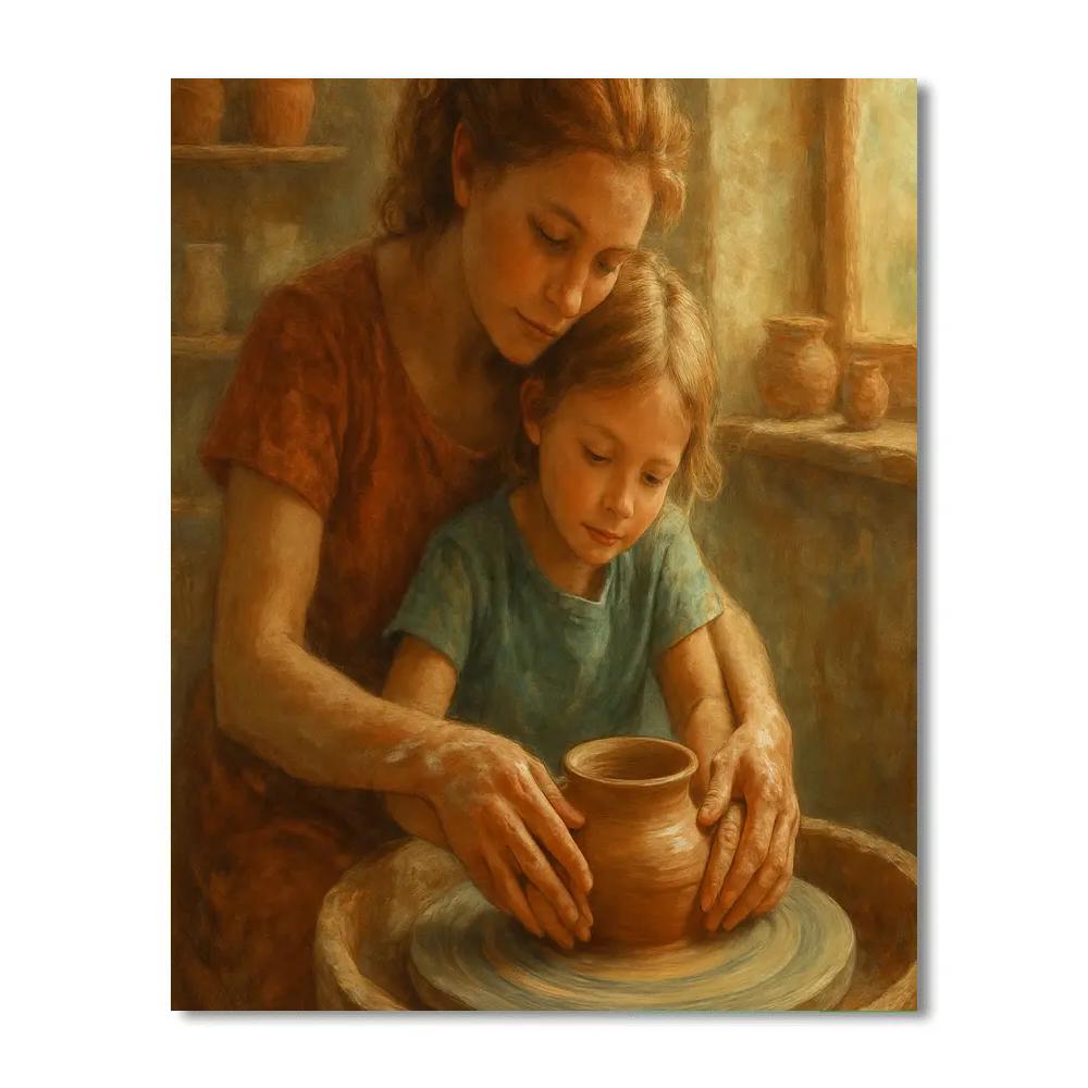 Pottery Wheel Imprint paint by numbers