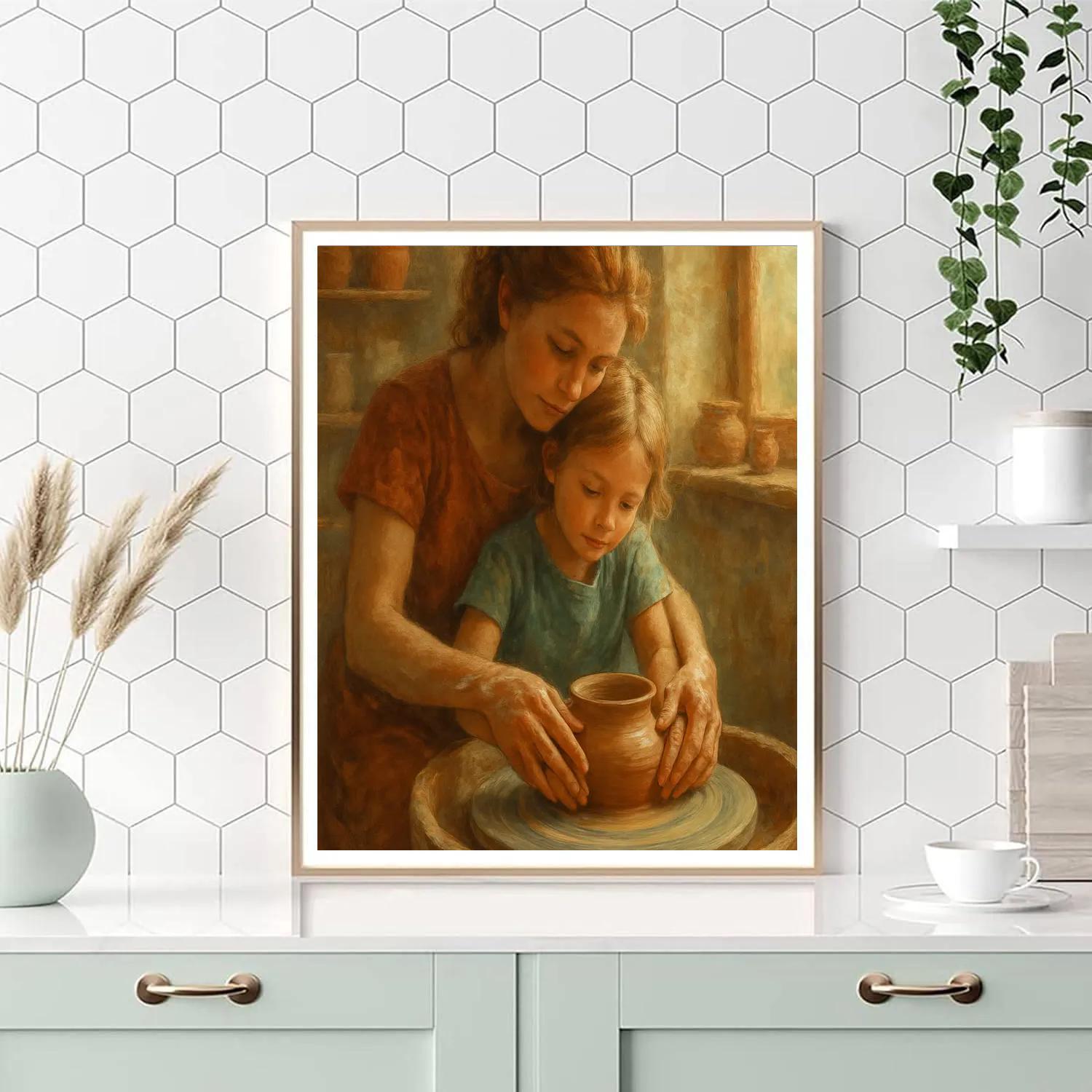 Pottery Wheel Imprint paint by numbers