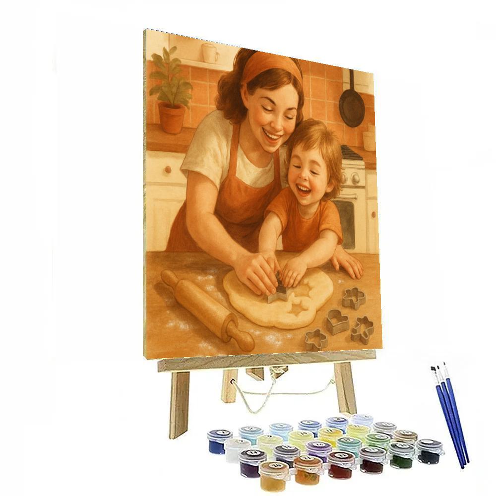 Little Chef Rolling Dough paint by color