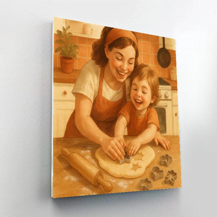 Little Chef Rolling Dough paint by color