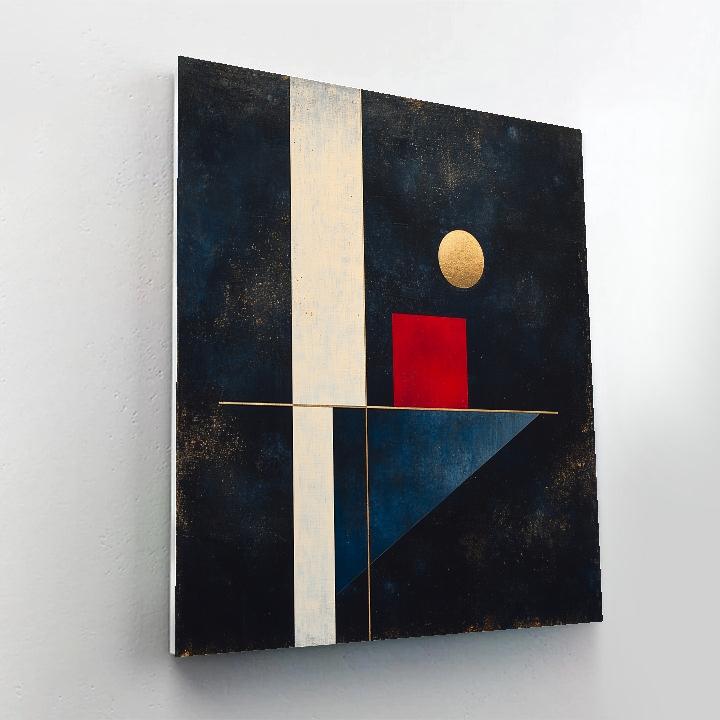 Kazimir Malevich Inspired Cosmic Suprematism Paint by numbers art