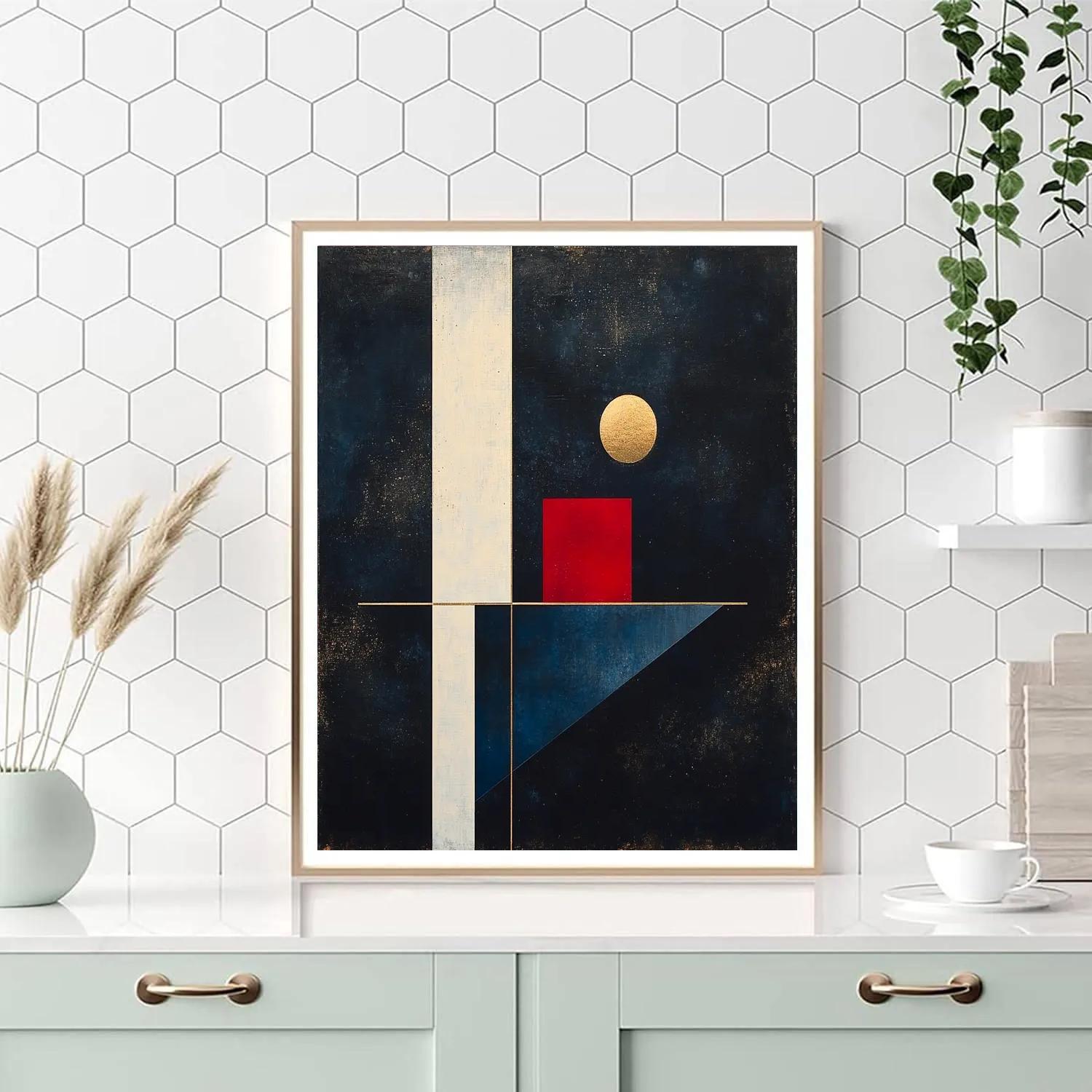 Kazimir Malevich Inspired Cosmic Suprematism Paint by numbers art