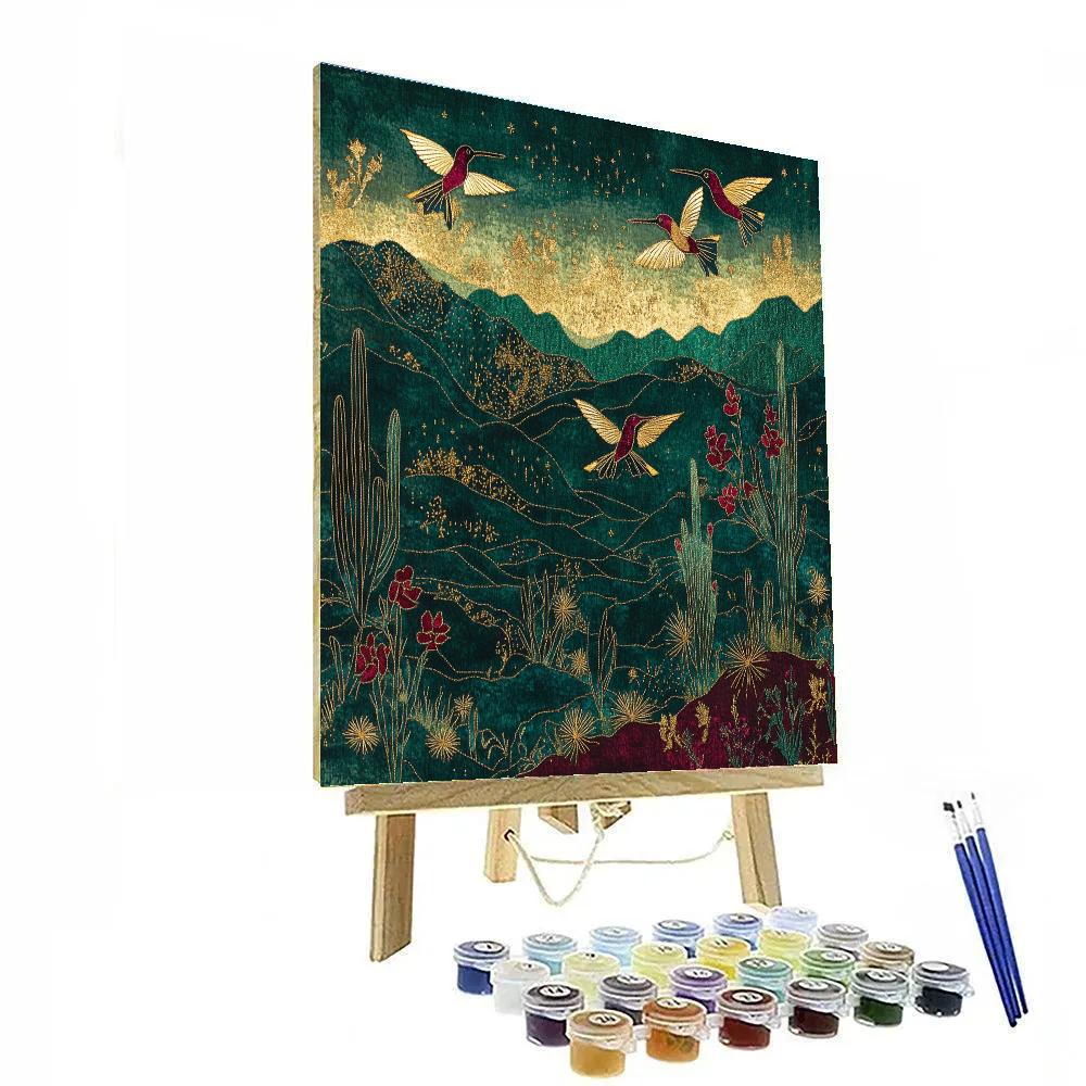 Frida Kahlo Inspired Silent Fauna Tapestry Paint by numbers kits