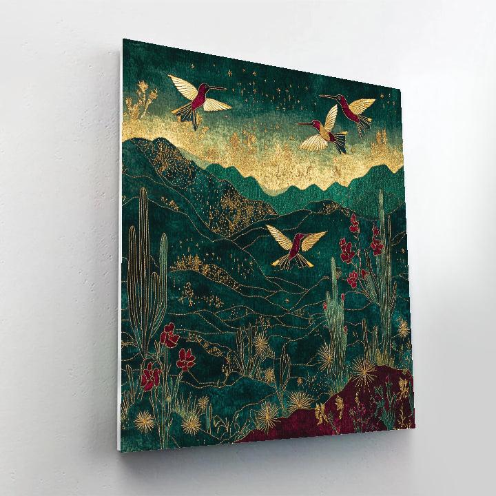 Frida Kahlo Inspired Silent Fauna Tapestry Paint by numbers kits