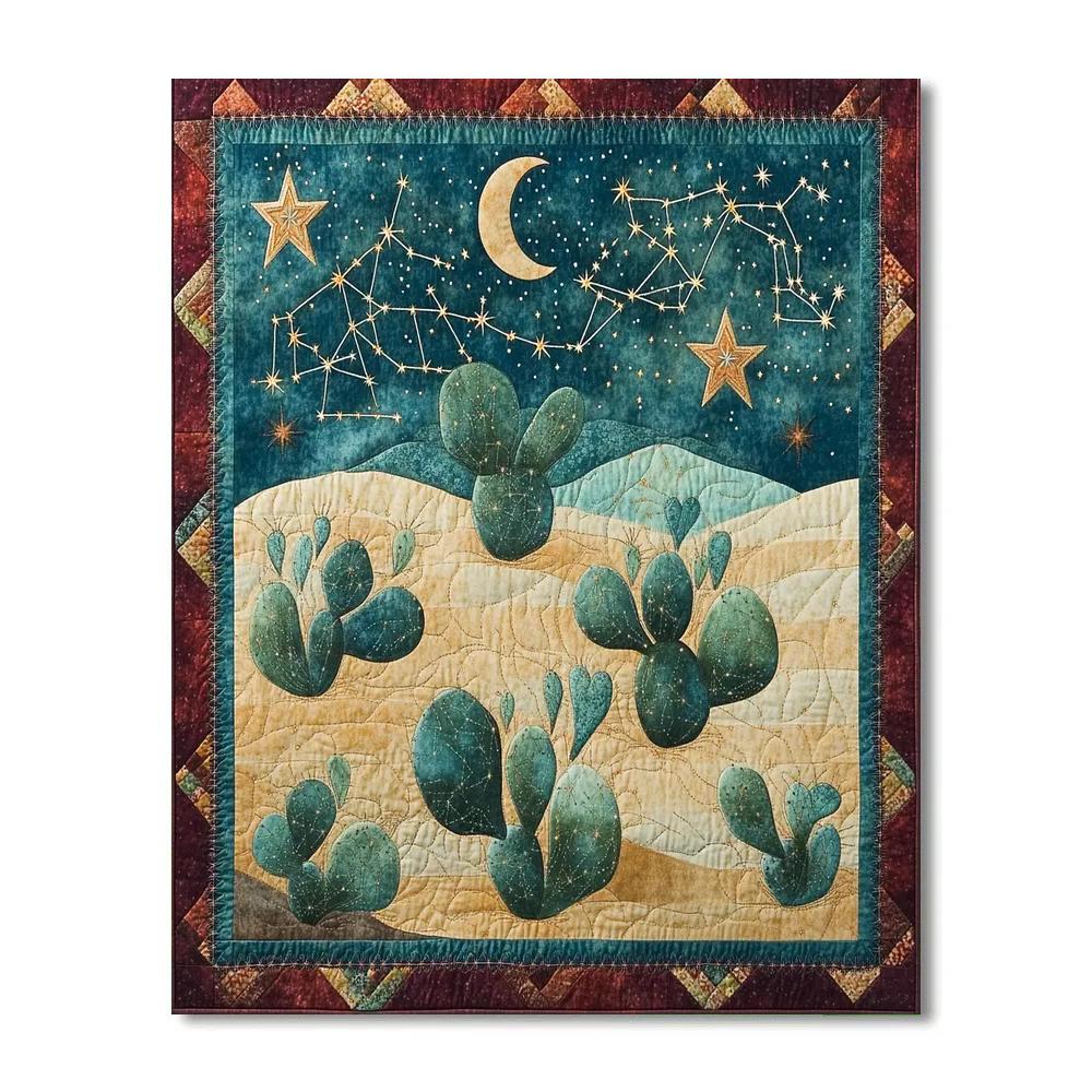 Frida Kahlo Inspired Cactus Constellation Quilt Paint by numbers art