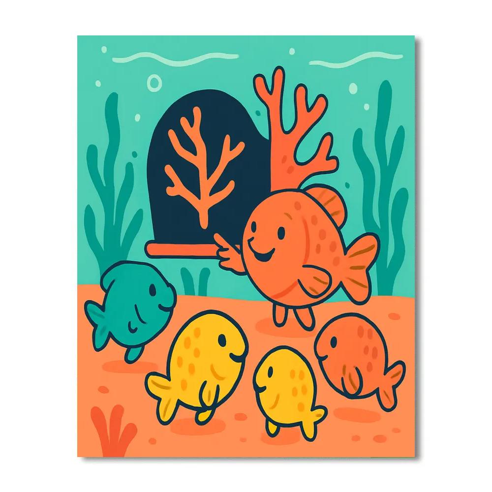 Coral Castle Classroom Numbered painting kits