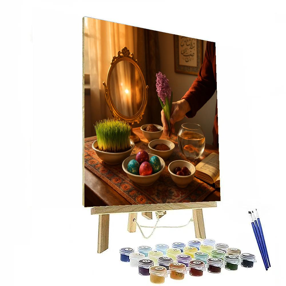 Nowruz Haftseen Morning Painting by numbers kit