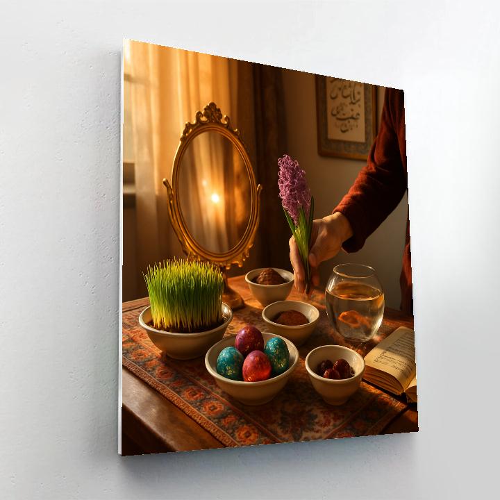 Nowruz Haftseen Morning Painting by numbers kit