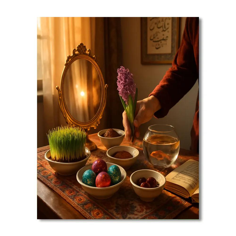 Nowruz Haftseen Morning Painting by numbers kit