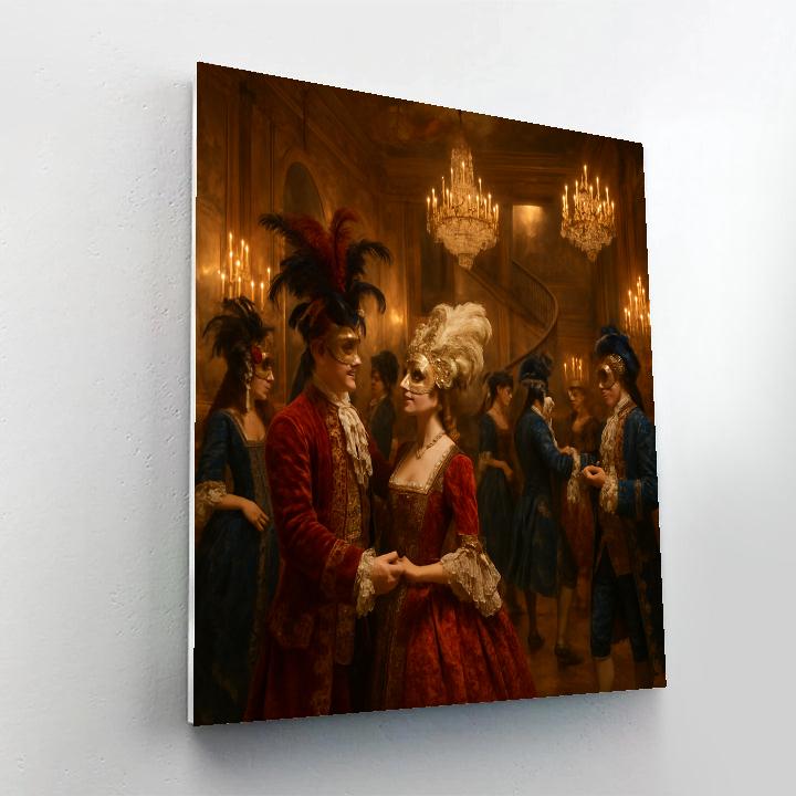 Venice Carnival Masked Ball DIY paint by numbers