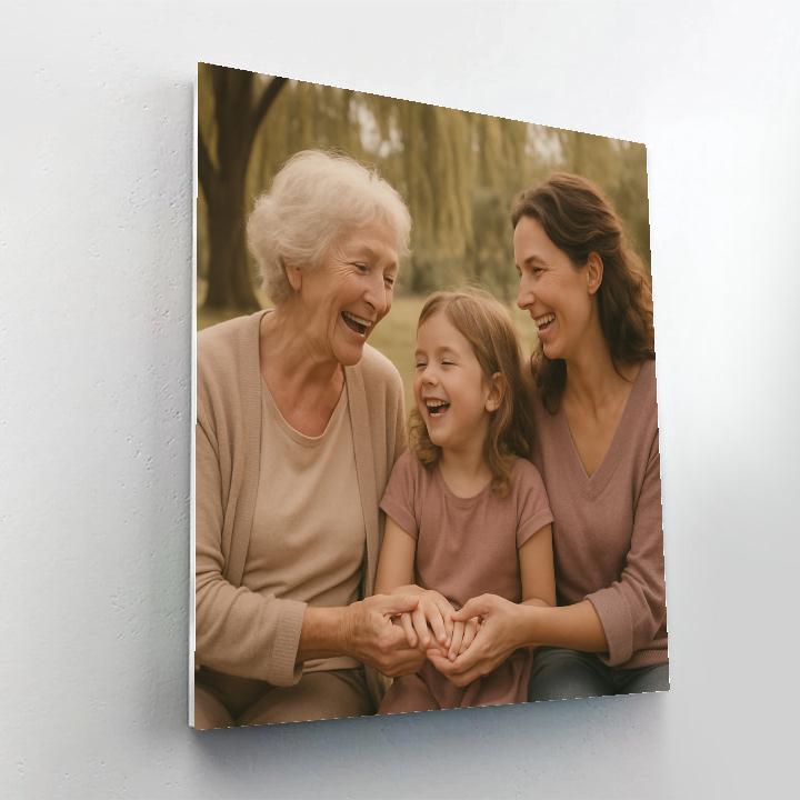 Grandmother Bridge Generations DIY paint by numbers