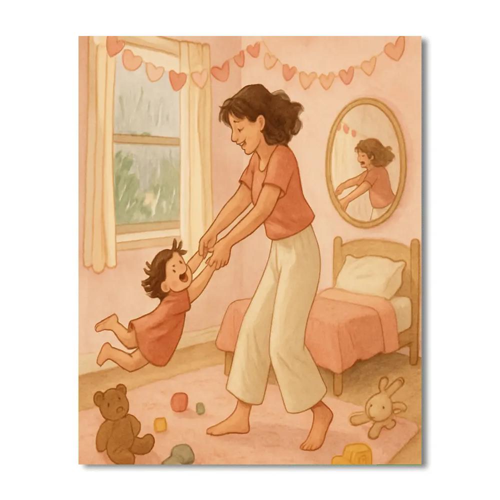 Bedroom Dance Twirl Paint by numbers kits