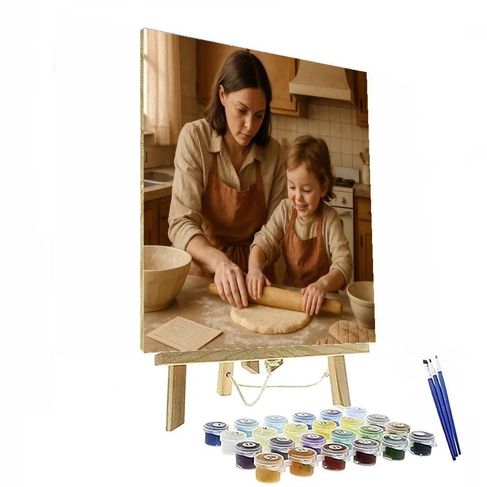 Kitchen Baking Teach In Numbered painting kits