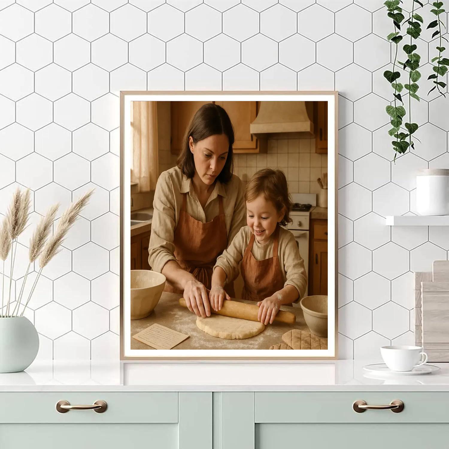 Kitchen Baking Teach In Numbered painting kits