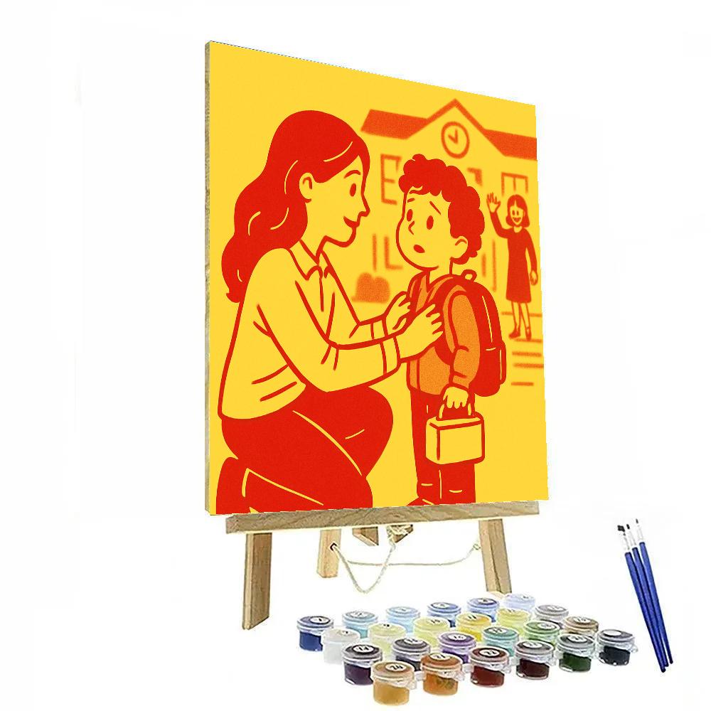 First Day School Courage Paint by numbers kits