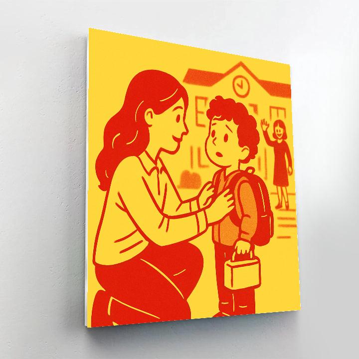 First Day School Courage Paint by numbers kits