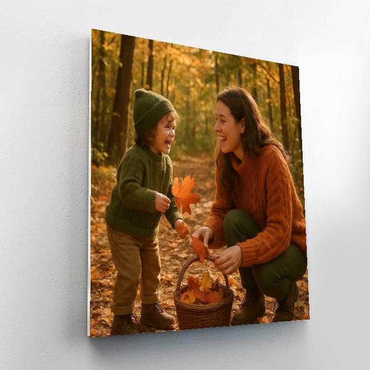 Autumn Leaf Hunt paint by number