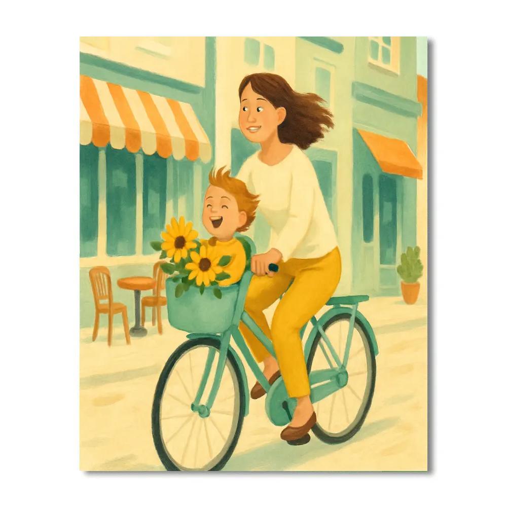 Bike Basket Errand Bond painting number kit