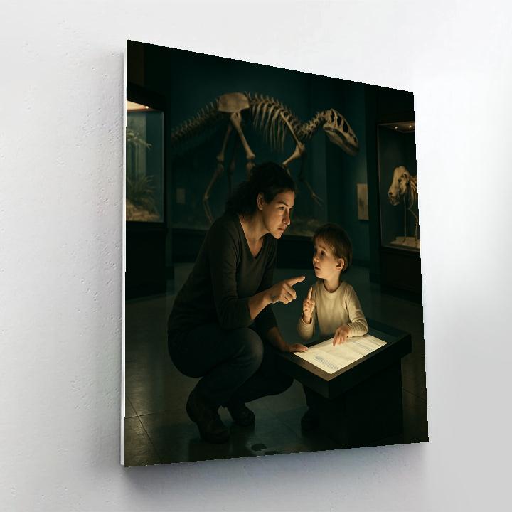 Museum Discovery Walk paint by numbers