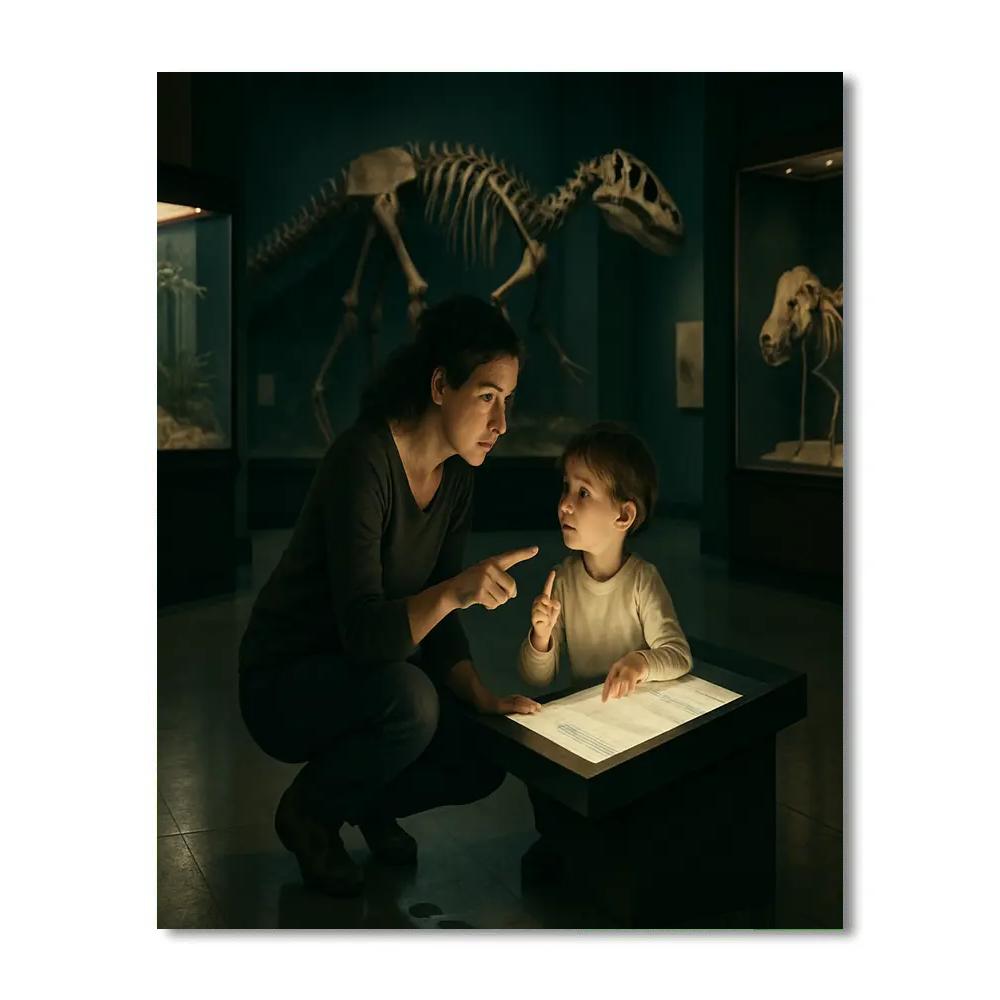 Museum Discovery Walk paint by numbers