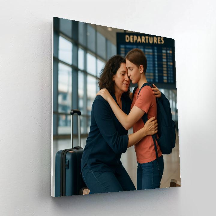 Airport Goodbye Wave Paint by numbers kits