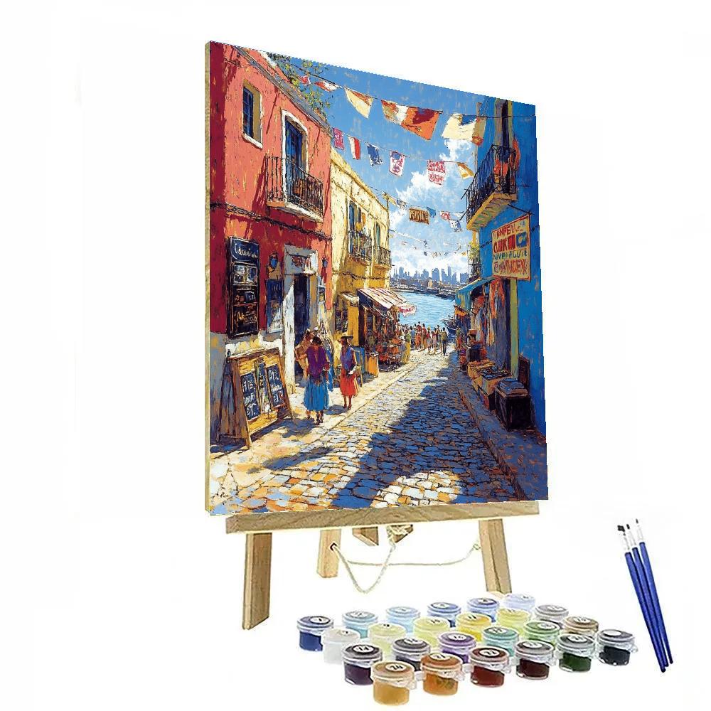 Caminito Colorful Streets La Boca Buenos Aires Argentina Paint by numbers art