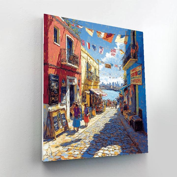 Caminito Colorful Streets La Boca Buenos Aires Argentina Paint by numbers art