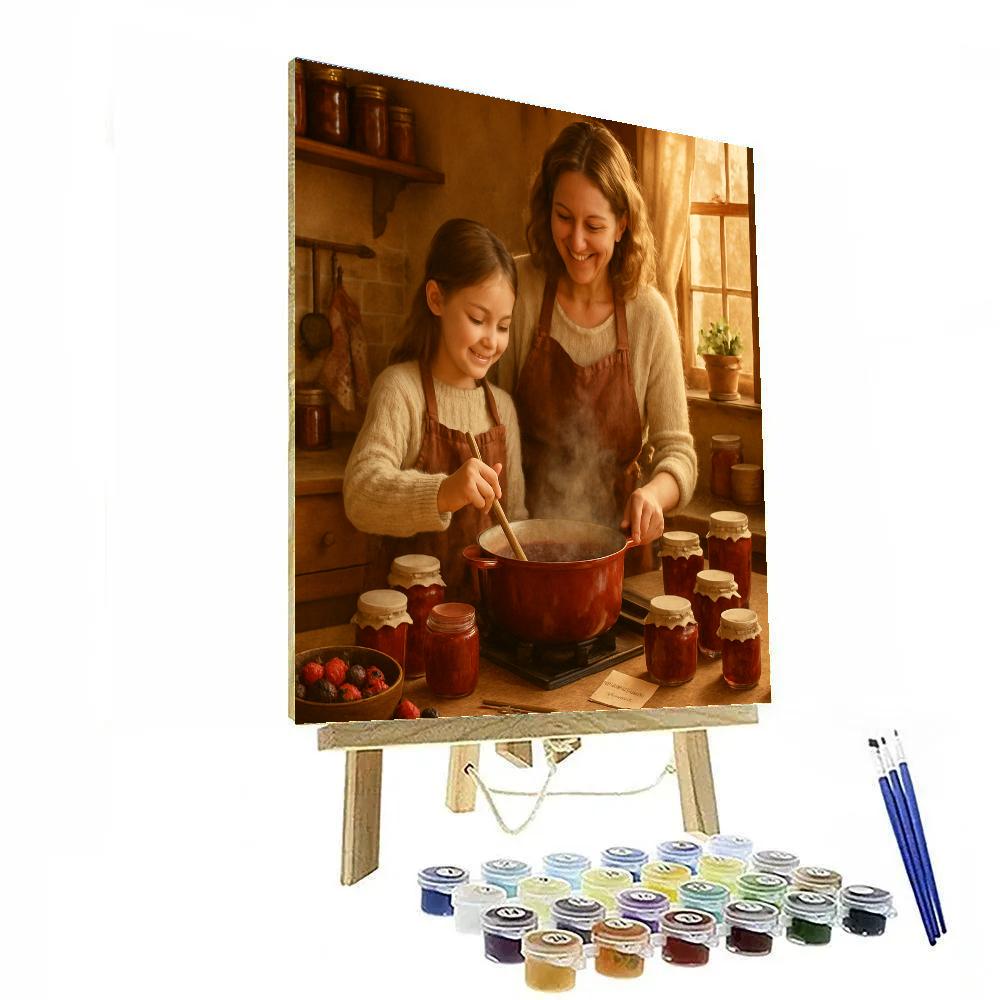 Harvest Kitchen Jam Session paint by numbers