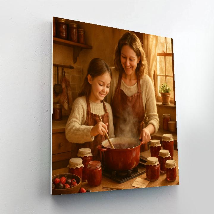 Harvest Kitchen Jam Session paint by numbers