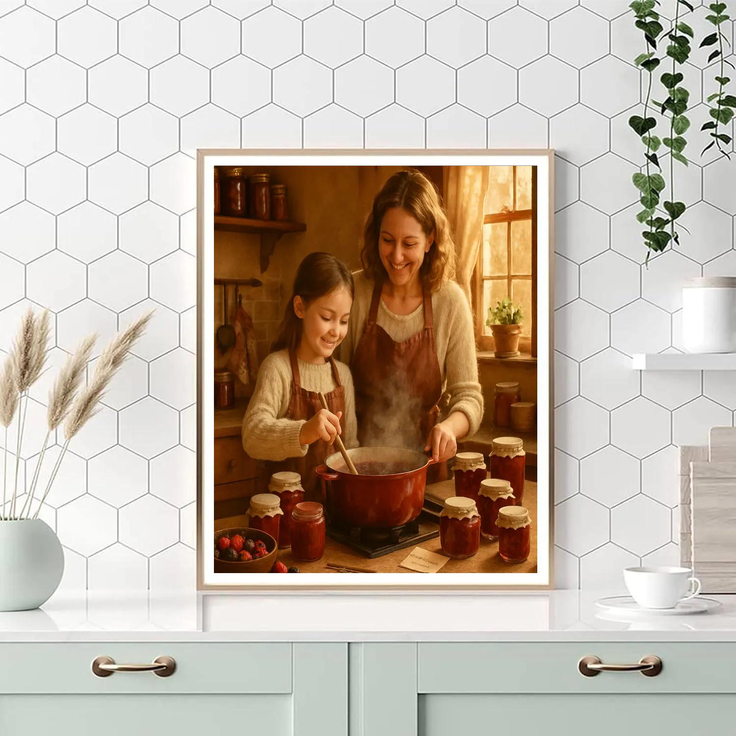 Harvest Kitchen Jam Session paint by numbers