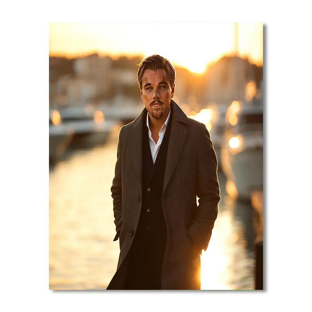 Leonardo DiCaprio Horizon Of Relentless Seas DIY paint by numbers