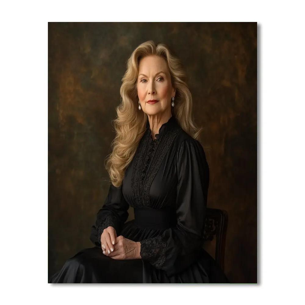 Meryl Streep The Chameleon In Grace paint by number