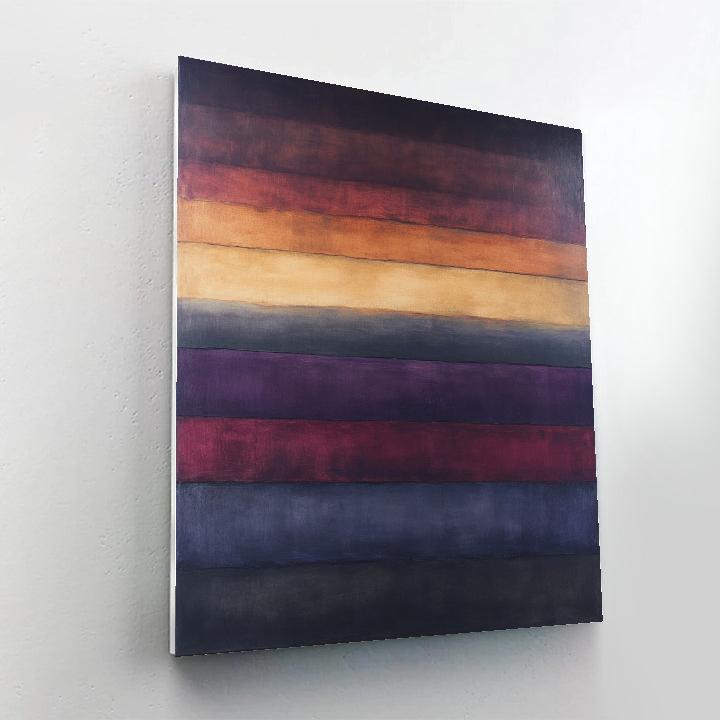 Rothko Inspired Twilight Fields Numbered painting kits