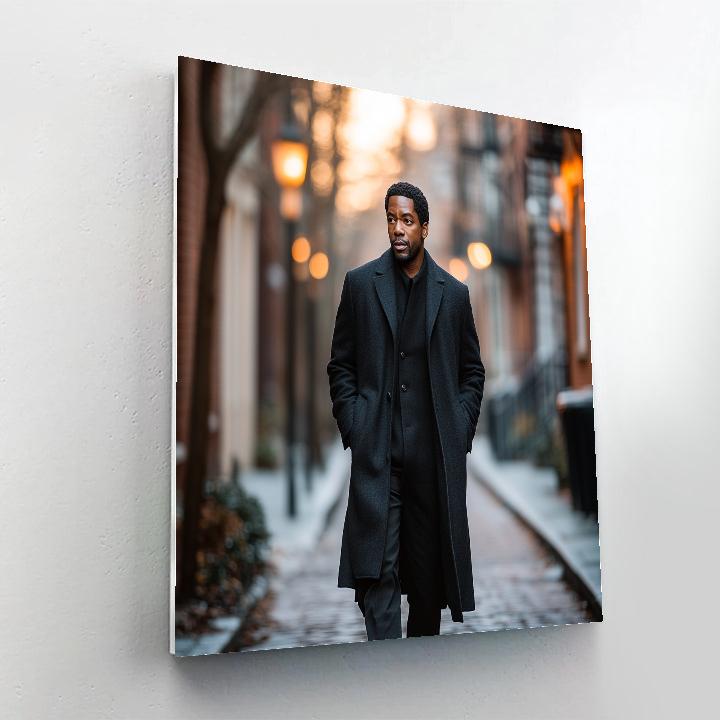 Denzel Washington Streets Of Quiet Authority DIY paint by numbers