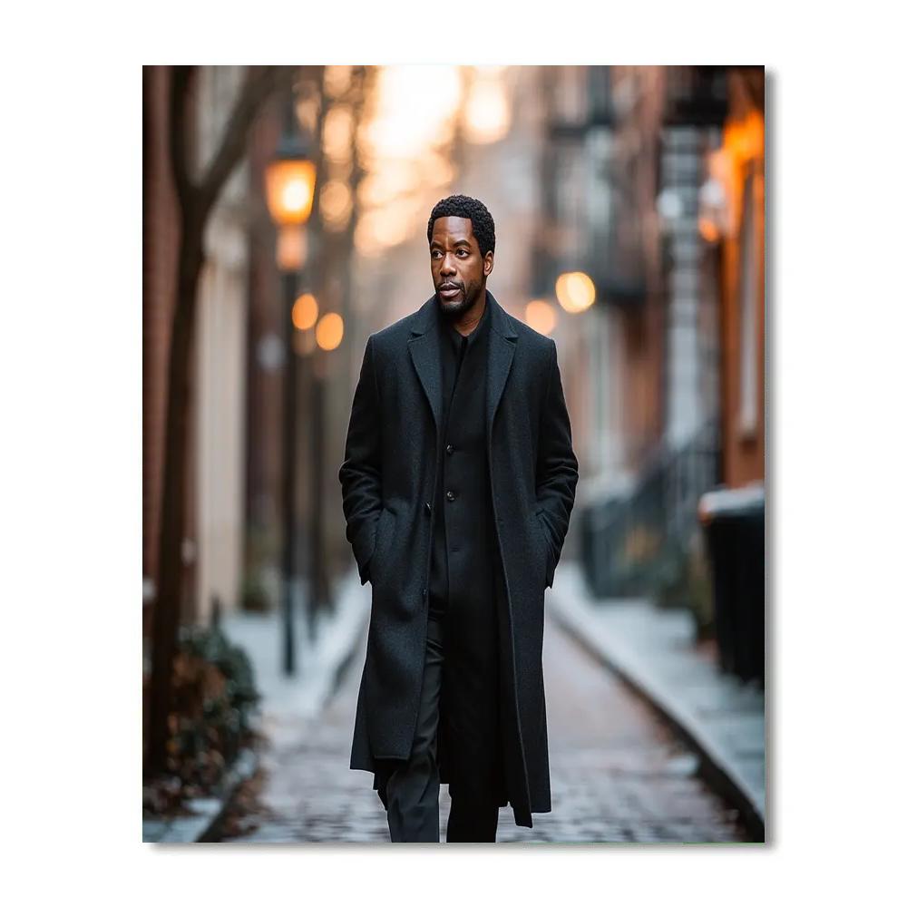 Denzel Washington Streets Of Quiet Authority DIY paint by numbers