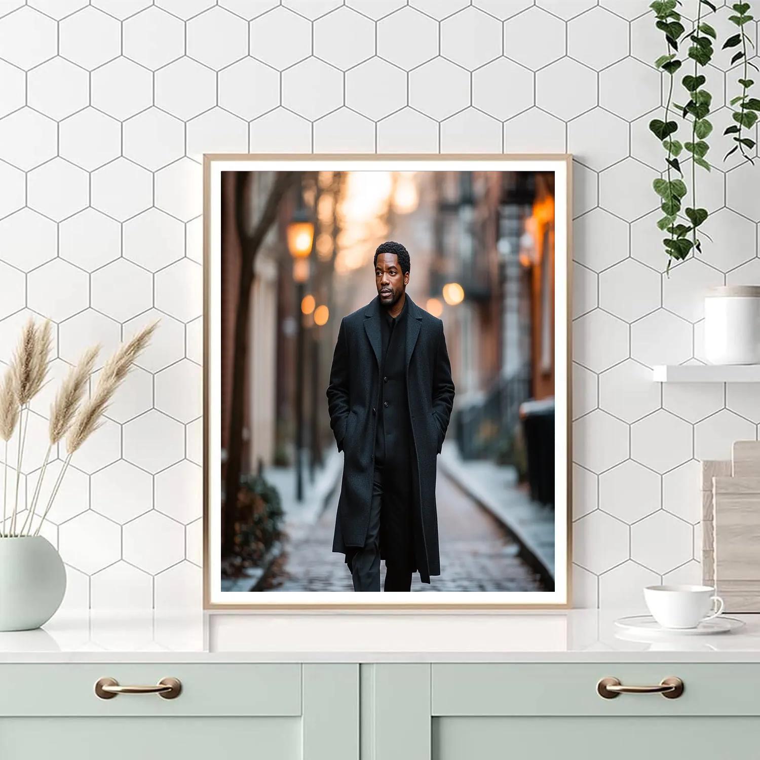 Denzel Washington Streets Of Quiet Authority DIY paint by numbers