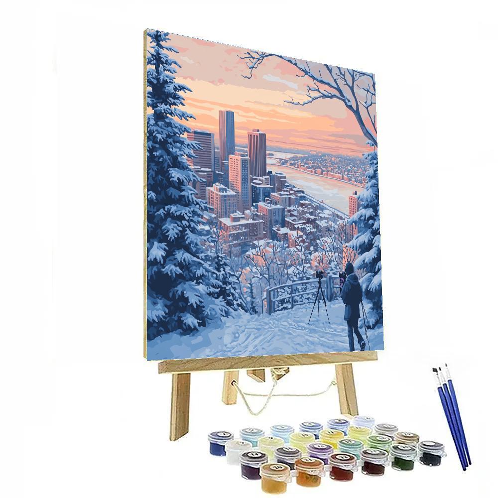 Mount Royal Lookout Montreal Canada Paint by numbers kits