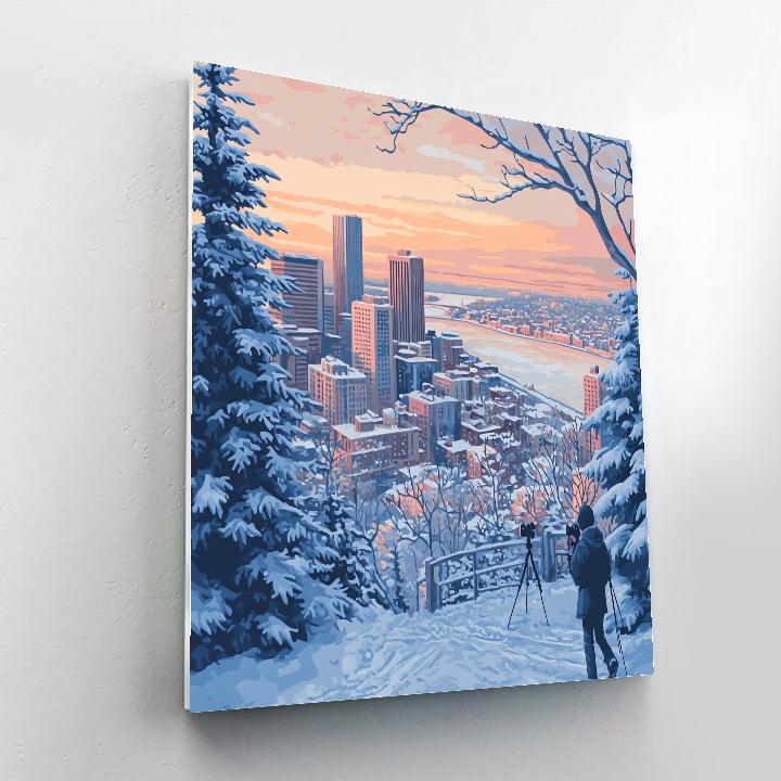 Mount Royal Lookout Montreal Canada Paint by numbers kits