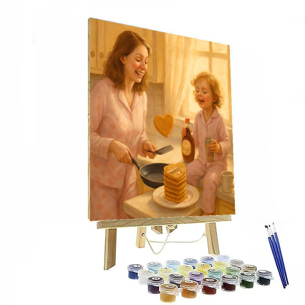 Pajama Pancake Surprise paint by color