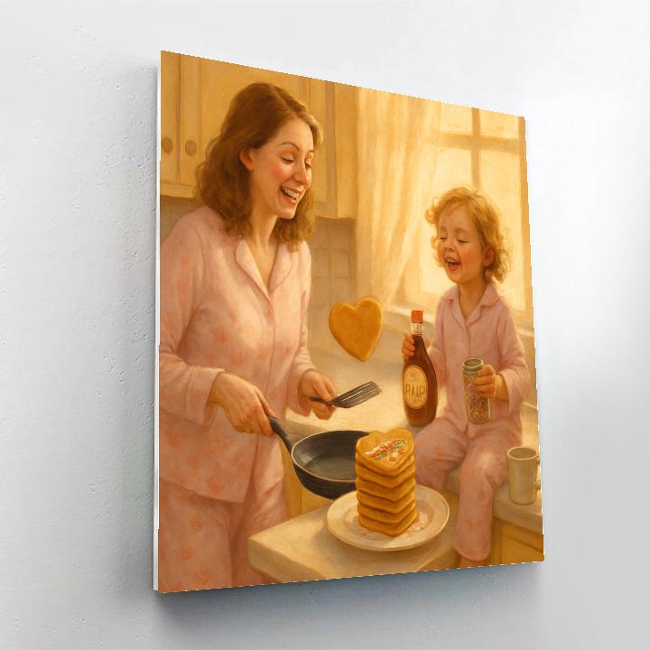 Pajama Pancake Surprise paint by color