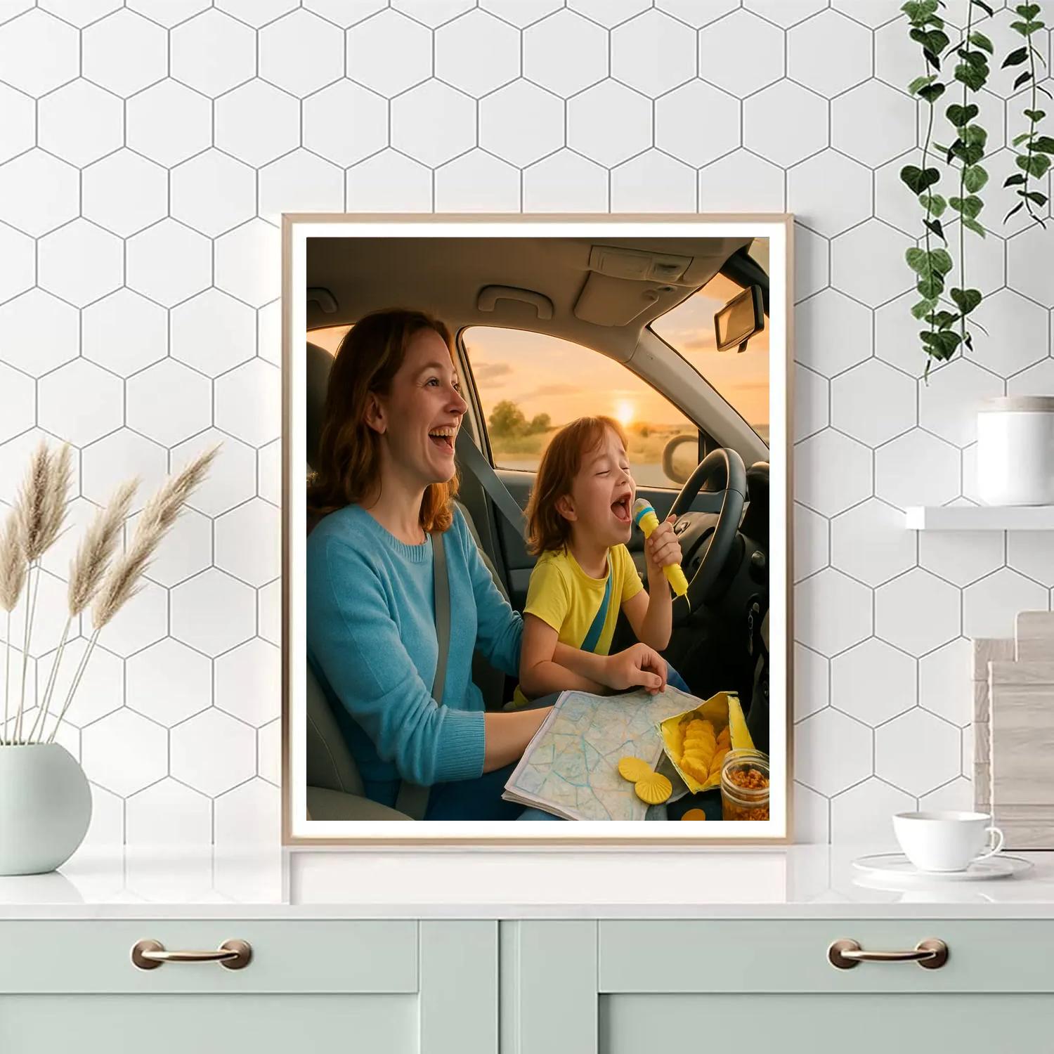 Car Ride Sing Along DIY paint by numbers