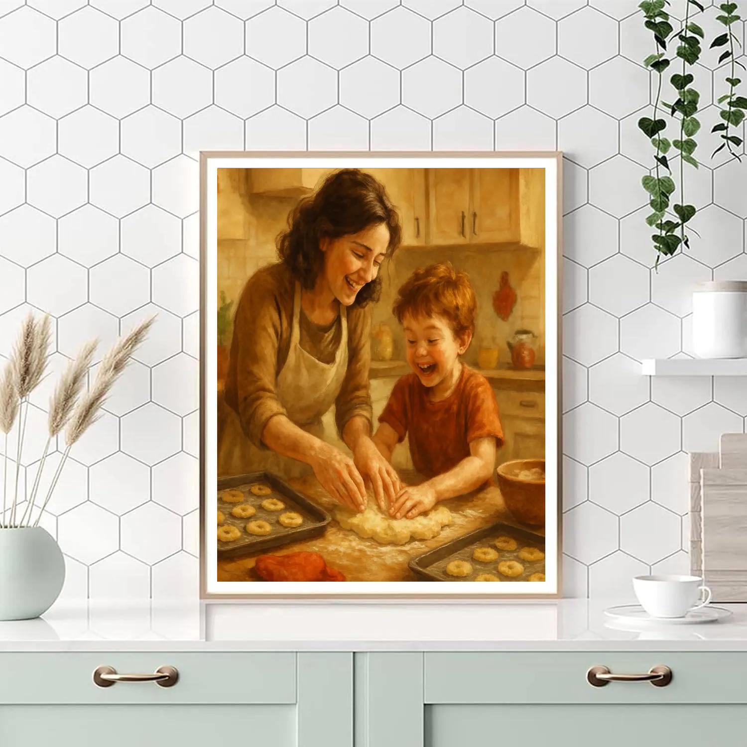 Baking Joy Together paint by number