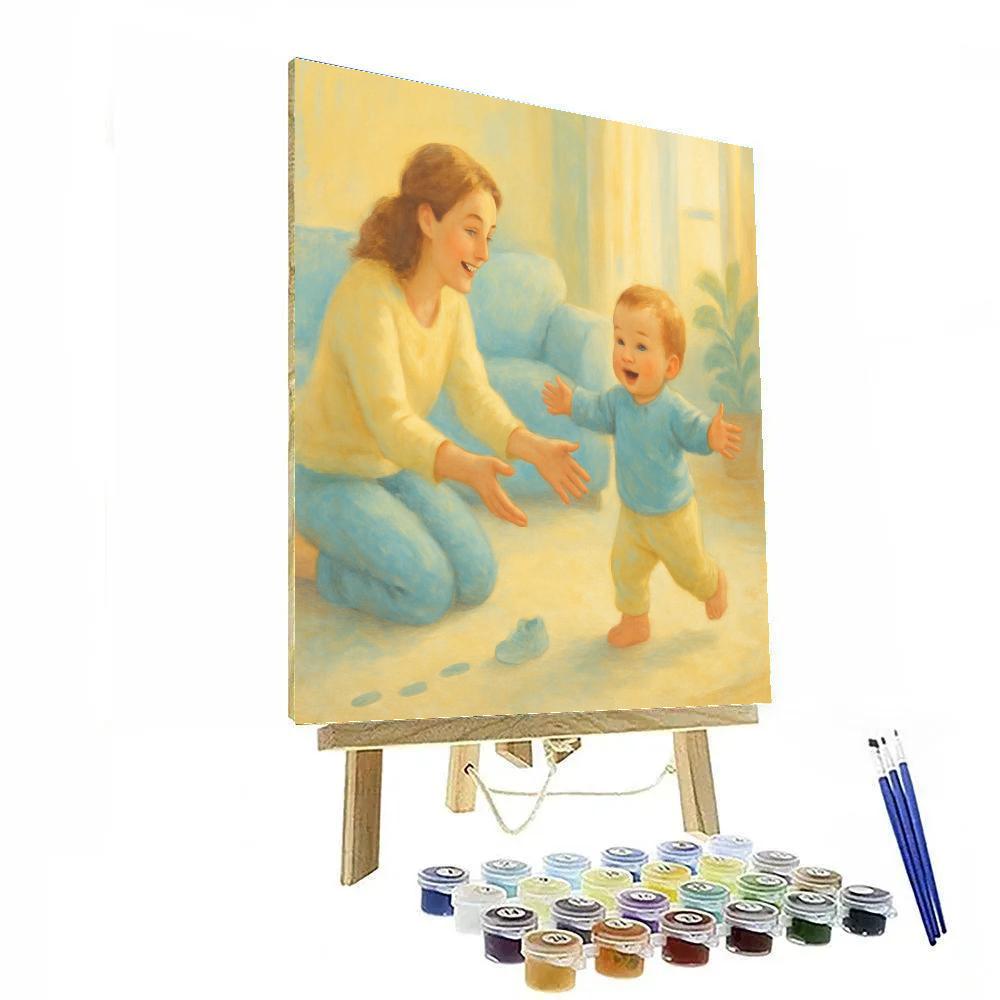 First Steps Encouragement Painting by numbers kit