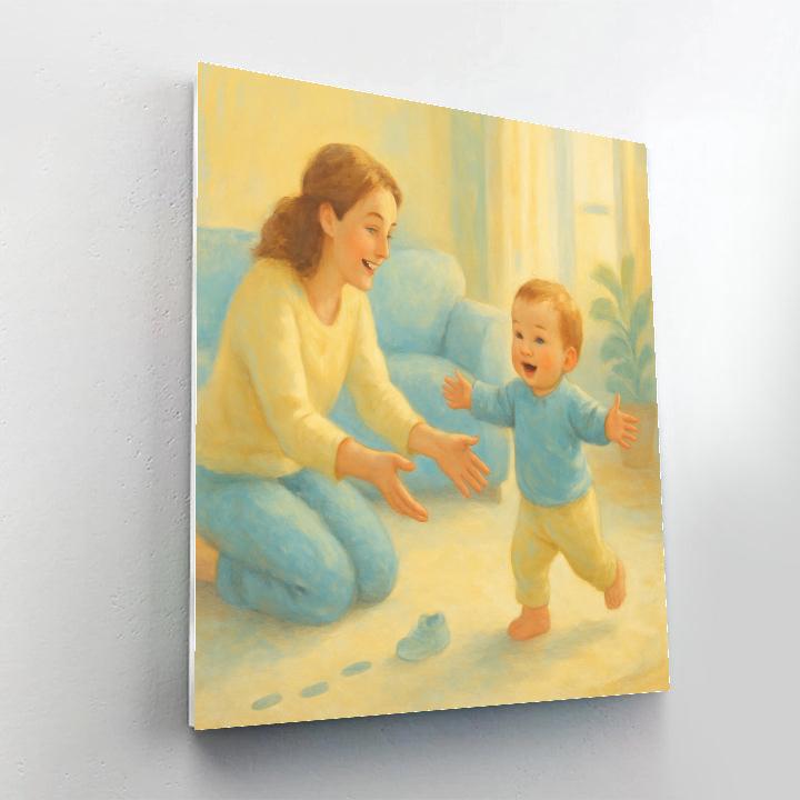 First Steps Encouragement Painting by numbers kit