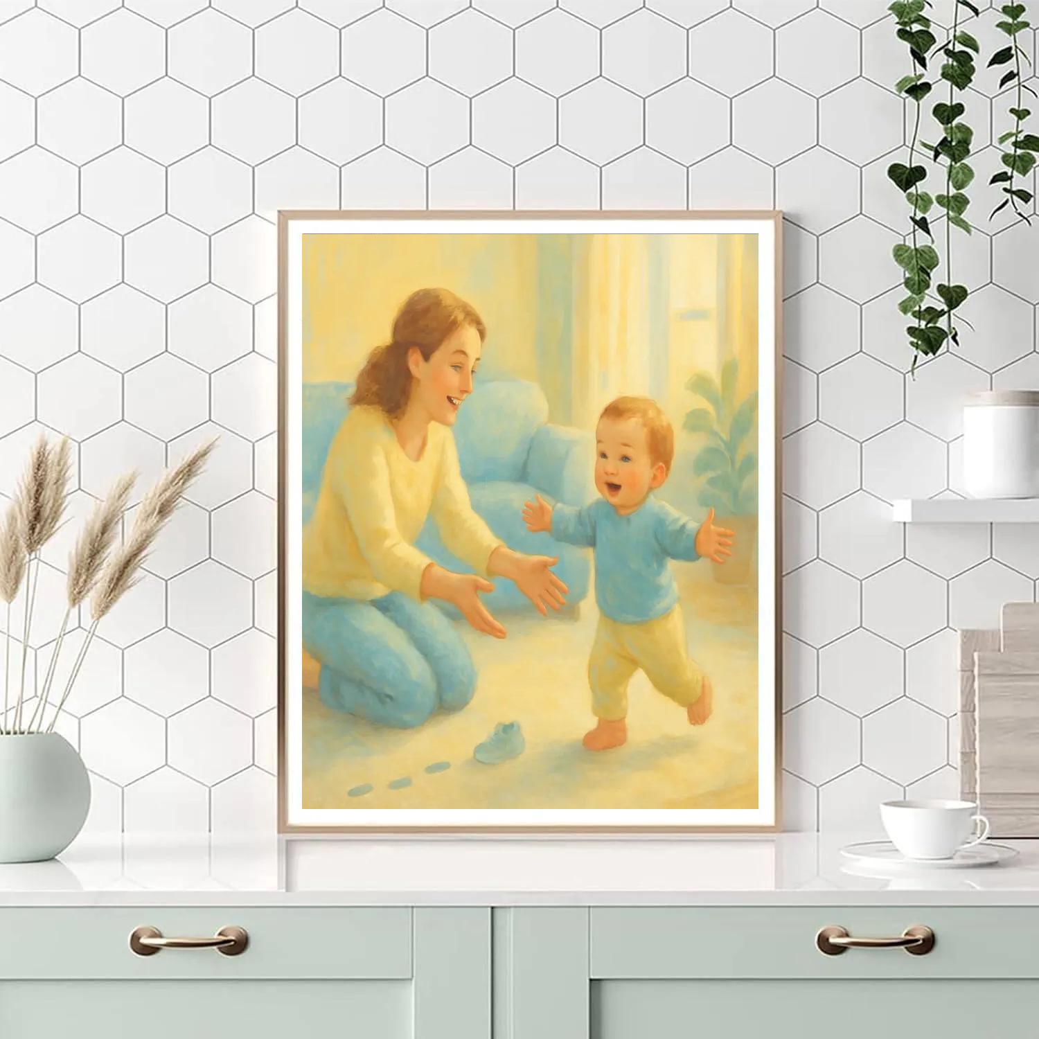 First Steps Encouragement Painting by numbers kit