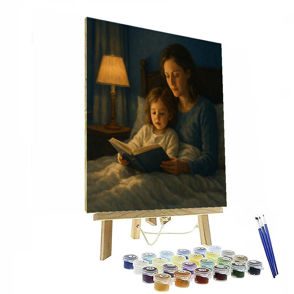 Cozy Bedtime Stories Numbered painting kits