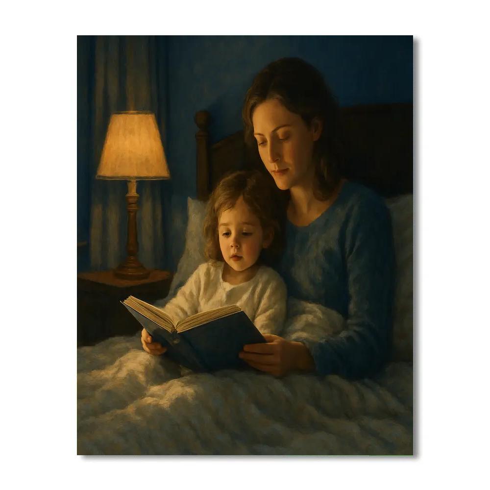 Cozy Bedtime Stories Numbered painting kits