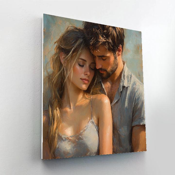 Lucian Freud Inspired Elderly Study Numbered painting kits