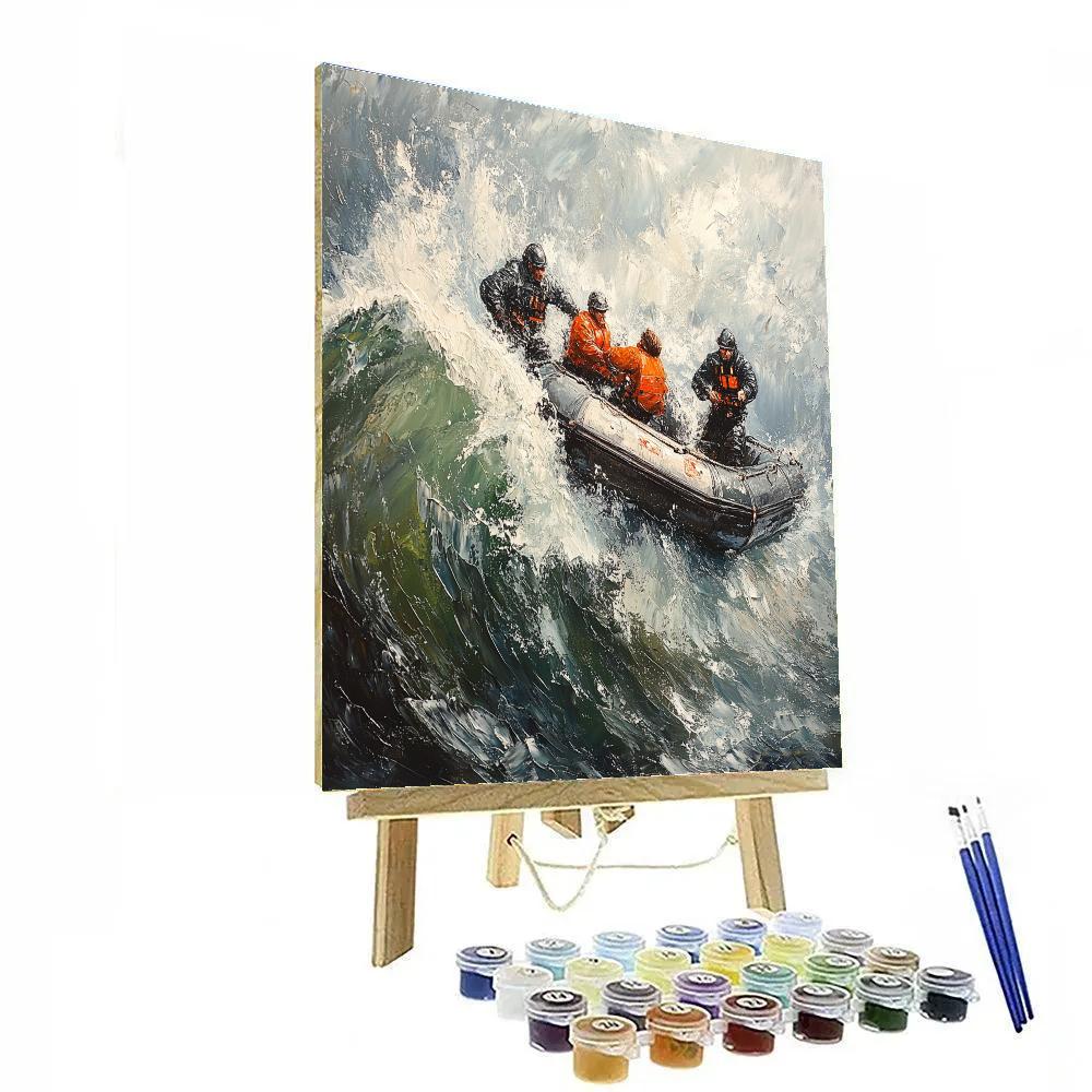Géricault Inspired Rescue At Sea paint by numbers