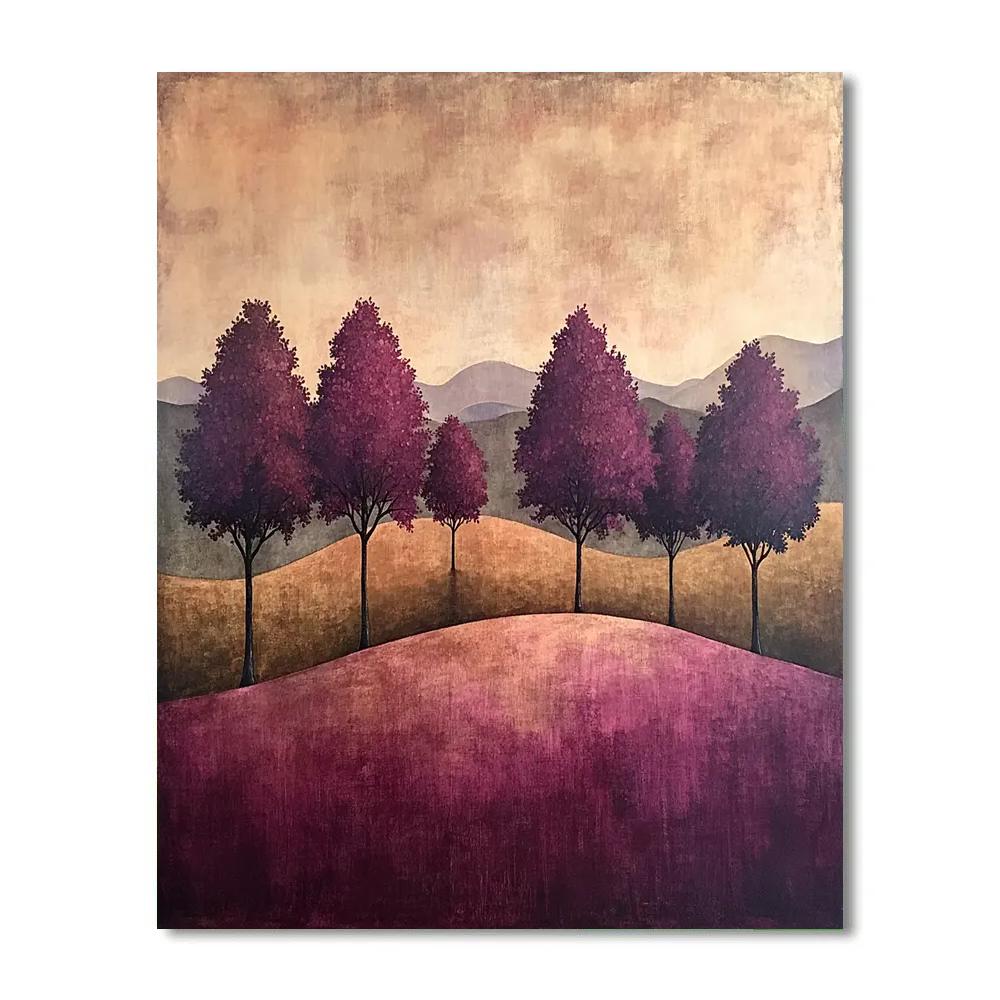Mark Rothko Inspired Evening Orchard DIY paint by numbers